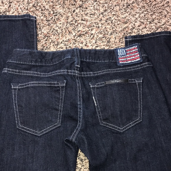 True Religion Vintage Low Rise Skinny Dark Wash Denim Jeans Size 26 | NWOT - Picture 5 of 9